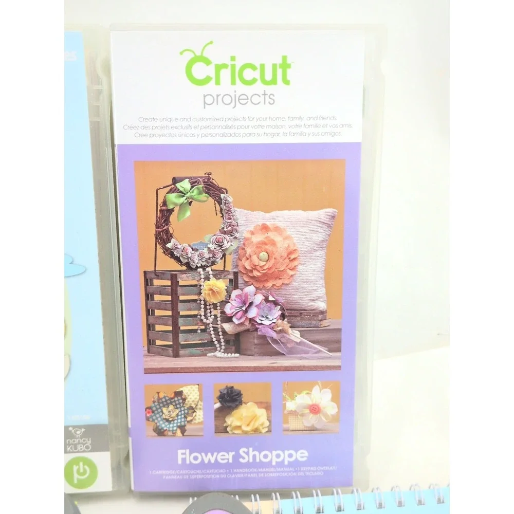 Cricut Provo Craft Cartridge Lot Beach Team Spirit Jasmine Font Flower Blades